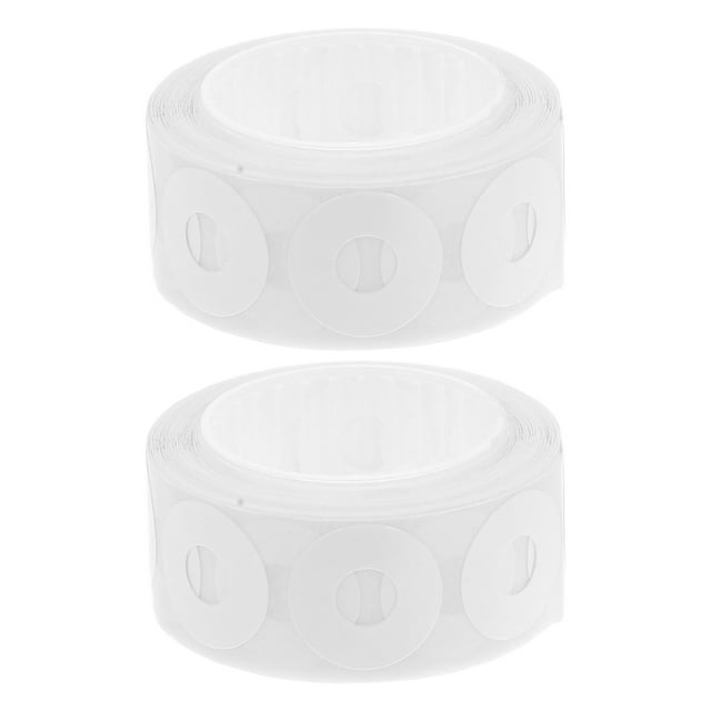 Miangastore 1 Roll Of Binder Hole Reinforcement Stickers PVC Self-Adhesive Hole Protectors For Ring Binders Ring Reinforcement Stickers