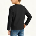 thumbnail image 6 of OGLCCG Long Sleeve Shirts for Girls Plain Crew Neck Stretchy Basic Layering Tops Lightweight Fall Winter Outfits Size 1-13 Years, 6 of 8