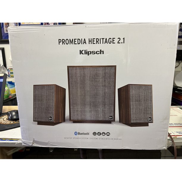 Klipsch ProMedia Heritage 2.1 Multimedia Speaker System Bluetooth