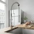 thumbnail image 2 of VIGO Laurelton Chrome Pull-Down Spray Kitchen Faucet with Soap Dispenser, 2 of 9