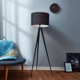 thumbnail image 2 of Teamson Home Romanza Lampe de Sol Trépied Éclairage Moderne - Noir, 2 of 5