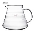 thumbnail image 2 of kurtrusly Smooth Flows Glass Coffee Filter For Electric Clay Oven Pour Over Coffee Maker Glass Coffee Pot 600ml uncovered, 2 of 6