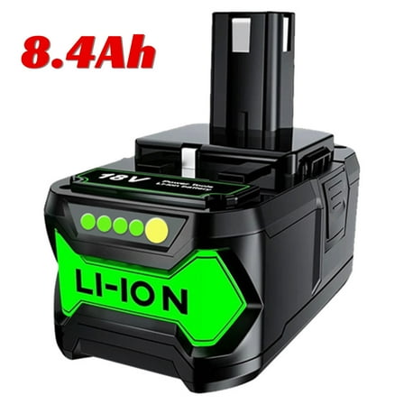 For Ryobi 18V 8.0Ah P108 High Capacity Battery 18Volt Lithium-Ion One Plus 8000mAh