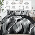 thumbnail image 3 of Juego de edredón Weesire Classic Line King Size Grey Stripe, 3 of 7