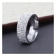 thumbnail image 4 of Anillo de acero inoxidable Diamante Pareja Moda única Hip Hop Ropa Accesorios Hombres Mujeres, 4 of 8
