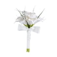 thumbnail image 2 of Ramo artificial de novia, adorno para decoración de bodas, accesorios para fotos, simulación para Blanco, 2 of 9