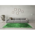 thumbnail image 3 of Ahgly Company Indoor Rectangle Persian Emerald Green Traditional Area Rugs, 6' x 9', 3 of 4
