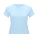 thumbnail image 5 of Top corto ajustado de manga corta para mujer - Camiseta básica informal con cuello redondo 2025 - Mezcla de rayón suave y elástico para uso diario, 5 of 5