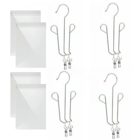 4PCS Durable Shoe Storage Rack Adjustable Shoe Holders for Home