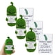 thumbnail image 2 of Bolsa de lana con forma de pepino, energía positiva, patata, expresión facial divertida, decoración hecha a mano de ganchillo, linda muñeca, 2 of 6
