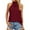 Red, variant on Basic Tank Tops for Women Womens Plus Size Tops Stylish Women's T-Shirts - Sleeveless Silk Strap Blouse with Lace Up Design for Everyday and Comfort