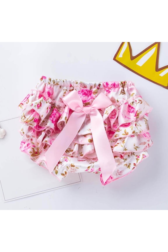 Newborn Toddler Baby Bag Fart Pants Solid Color Casual Briefs Big Butt Shorts Bread Pants Clearance