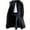 Black, variant on Men Casual Solid Winter Turndown Keep Warm Single-breasted Windbreaker Thicken Over The Knee Overcoat Coat Black qILAKOG Size XXXL