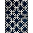 thumbnail image 5 of Central Oriental 2307PN58.084 Terrace Tropic 084 Dolliver 100 Percent Heat Set Polypropylene Rug, Sapphire & Snow - 5 ft. x 7 ft. 3 in., 5 of 5