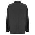 thumbnail image 6 of IROINNID Women's Short Woolen Jacket Solid Color Long Sleeve Casual Pockets Casual Coat Cardigan, Black, 6 of 9