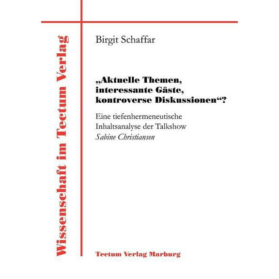 Aktuelle Themen, interessante Gäste, kontroverse Diskussionen? (Paperback)