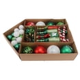 thumbnail image 2 of Christmas Tree Ornaments Assorted Set Lightweight Electroplated Christmas Tree Hanging Balls Pendants Set for Home Garden C, 2 of 12