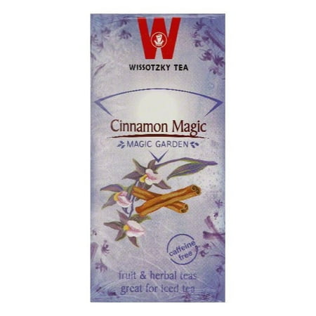 Wissotzky Tea Fruit & Herbal Tea, Magic Garden, Cinnamon Magic, Bags