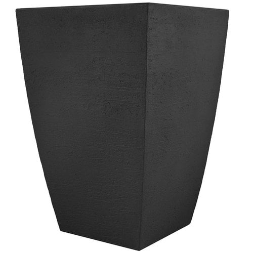 Tusco Modern Tall Square Planter, 19-Inch by Tusco