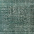 thumbnail image 1 of Ahgly Company Indoor Square Mid-Century Modern Cadet Blue Green Oriental Area Rugs, 4' Square, 1 of 6