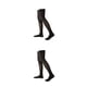 thumbnail image 3 of Guardurnaity 1 par de calcetines altos hasta el muslo por encima de la rodilla de 52cm JK elasticidad personalidad antideslizante calcetería cálida medias Negro 2piezas Guardurnaity CBP347121, 3 of 6