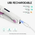 thumbnail image 4 of Cordless Mini Hair Straightener,Small Travel Flat Iron for Short Hair,Portable Hair Curler Iron with Ceramic Floating Plates 2600mAh USB Rechargeable Battery Operated 3 Temps Up to 392°F, 4 of 6