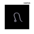 thumbnail image 1 of 100PCS Hook Earrings Lightweight Plastic Eardrop Earring Hook Design Fadeproof Simple Small DIY Jewelry Accessory Birthday Pure Color, 1 of 7