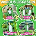 thumbnail image 4 of Disfraz CANASOUR Animal Monesie Frog Green para niños de 4 a 12 años, 4 of 6