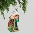 thumbnail image 4 of CJC Christmas Tree Ornaments Holiday Keepsake Gift Glass Christmas Decorations Xmas Gifts Pendant (Santa Claus 2 Pcs), 4 of 8