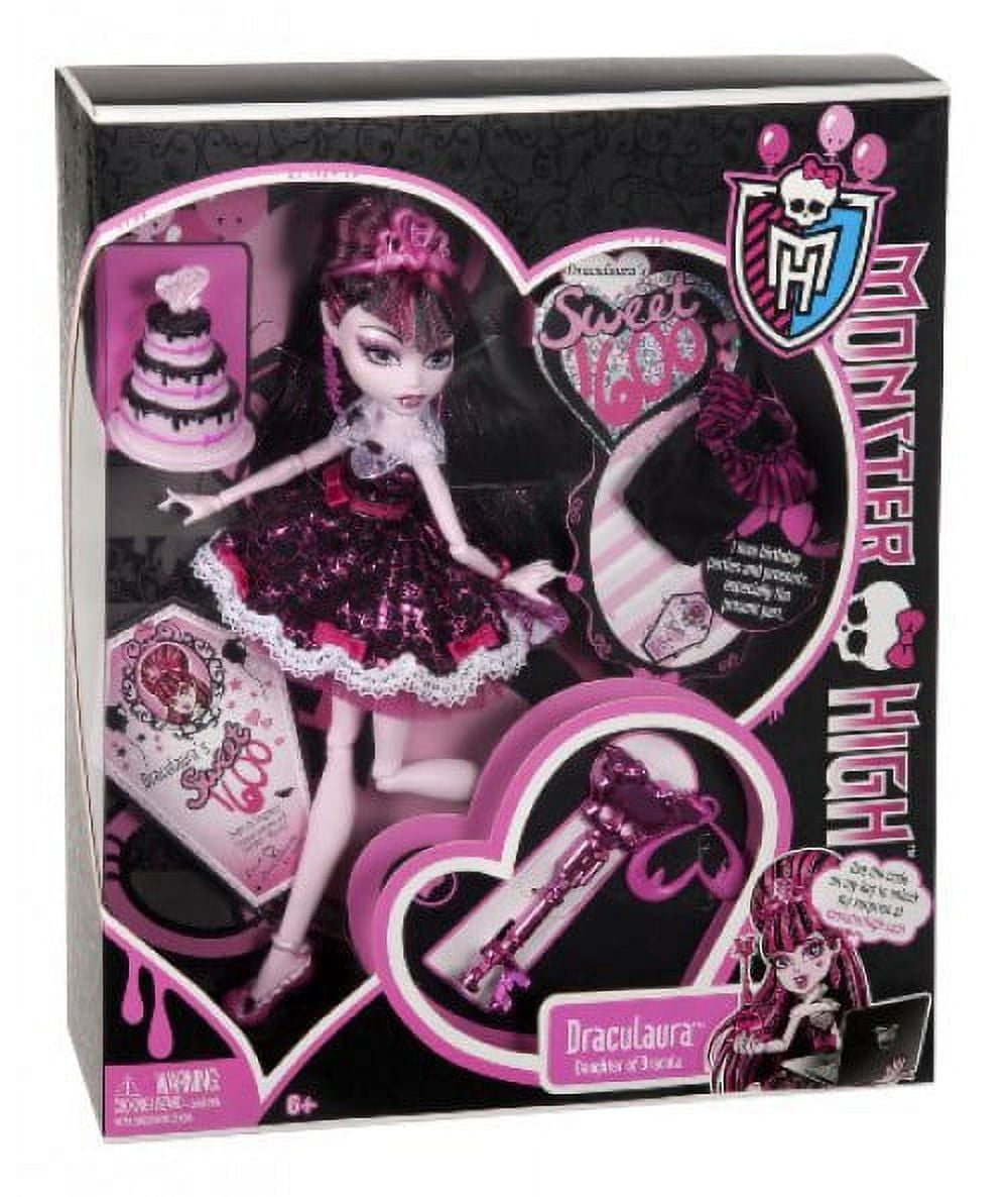 Monster High Sweet 1600 Draculaura Doll 2011 Mattel W9189