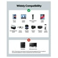 thumbnail image 3 of 1000W Power Inverter 12V to 120V AC, Modified Sine Wave Converter with USB-C, 2 AC Outlets, LED Indicator - RV Truck Camping, 3 of 8