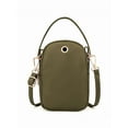 thumbnail image 3 of PULLIMORE Womens Mini Crossbody Bags Cell Phone Purse Casual Water Resistant Nylon Shoulder Strap Wallet Pouch Bag (Green), 3 of 8