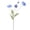 Blue, variant on Sktrjpolfis White Artificial Poppy Flower 22.83in 4 Heads Fake Silk Stem for Home Wedding Party Table Centerpieces Vase Decor