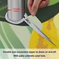 thumbnail image 6 of Coolnut 60" Lemon Tree Outdoor Round Tablecloth, Waterproof Stain-Resistant Non-Slip Circular Tablecloth with Umbrella Hole and Zipper for Tabletop Backyard Party BBQ Decor, 6 of 7