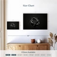 thumbnail image 4 of Elephant Stock Black Rose Wall Art - Horizontal Canvas Wall Art - Living Room Wall Decor - Floral And Botanical Canvas - Black And Gray Decor - 24" x 16", 4 of 8