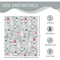 thumbnail image 3 of Merry Christmas Throw Blanket Cute Gnome Winter Throw Soft Flannel Blankets Cozy Fuzzy Plush Christmas Tree Holiday Throw Blanket for Couch Bed Chair Decorative Gifts 50''x 60'', 3 of 14