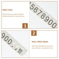 thumbnail image 4 of MasteelfCA 10pcs Supermarket Price Display Signs Number Price Tags Store Price Labels, 4 of 7