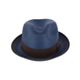 thumbnail image 3 of Epoch Hats Company  Fedora with Contrast Band and Trim (Men), 3 of 6