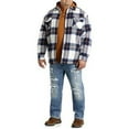 thumbnail image 3 of True Nation by DXL Men's Big and Tall Soft-Wash Henley Hoodie Glazed Ginger 5XLT, 3 of 5