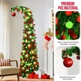 thumbnail image 4 of 5Ft Prelit Bendable Christmas Tree,Top Decorated with Red Balls,Collapsible Xmas Tree with Lights, The Best Christmas Decorations Suitable for Home, Apartments, and Offices, 4 of 7