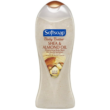 Softsoap Body Butter Shea & Almond Oil Moisturizing Body Wash, 15 Fl (The Best Body Wash For Women)