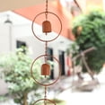 thumbnail image 5 of asddcavvf Rain Chain Rain Chain For Gutter Rain Catcher With Adapter Thick Flower Cup Garden Decoration Metal Garden Art Gift Gift Heart Shape, 5 of 5