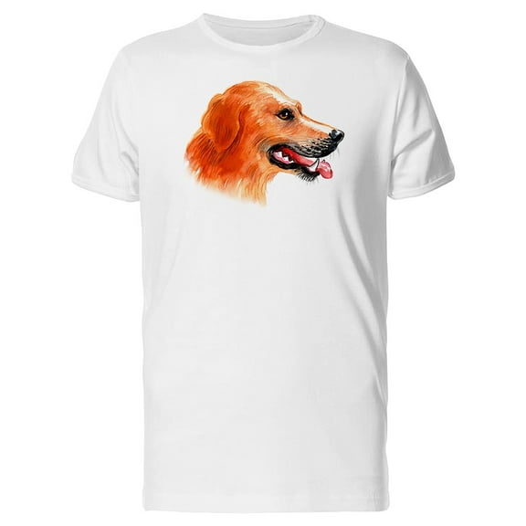 Drawing Of A Golden Retriever Tee Men's -Image by Shutterstock