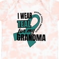 thumbnail image 4 of Inktastic I Wear Teal for My Grandma Ovarian Cancer Awareness Boys or Girls Baby Bodysuit, 4 of 5