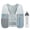 Gray, variant on Maelstrom Running Vest for Men & Women, Adjustable Lightweight Hydration Pack with 500ml Soft Flask for Trail, Hiking, Cycling, Marathon Orange