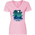 thumbnail image 3 of Inktastic Smoky Mountains Pigeon Forge Tennessee with Bear Women's V-Neck T-Shirt, 3 of 5