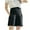 Black, variant on ameIAEA Women's Maternity Stretch Shorts Cotton Linen Solid Color Pregnancy Shorts with Pockets