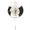 thumbnail image 4 of Reloj De Pared, Decoración De Hierro Forjado, Reloj De Pared, Pintura En Aerosol Electrostática, Oro Negro Para Decoración Del Hogar, Regalos, 4 of 7