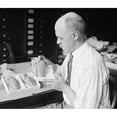 thumbnail image 2 of Prof. Charles Gilmore Of Smithsonian Institution With Fossil Dinosaur Eggs History (24 x 18), 2 of 2