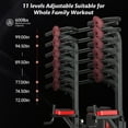 thumbnail image 6 of LNOW Multifunction Power Tower with Rock Climbing Grip and Incline Bench Adjustable Dip Station Pull up Bar for Home Gym Strength Training Workout 480lbs, 6 of 13